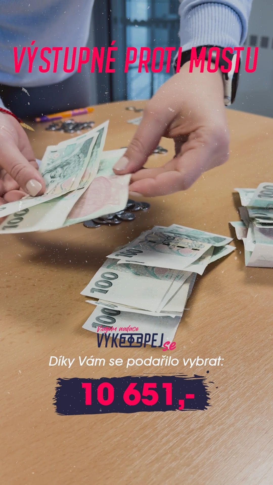 💸 VÝSTUPNÉ PROTI MOSTU I V průměru dal každý fanoušek pouhých 15 korun