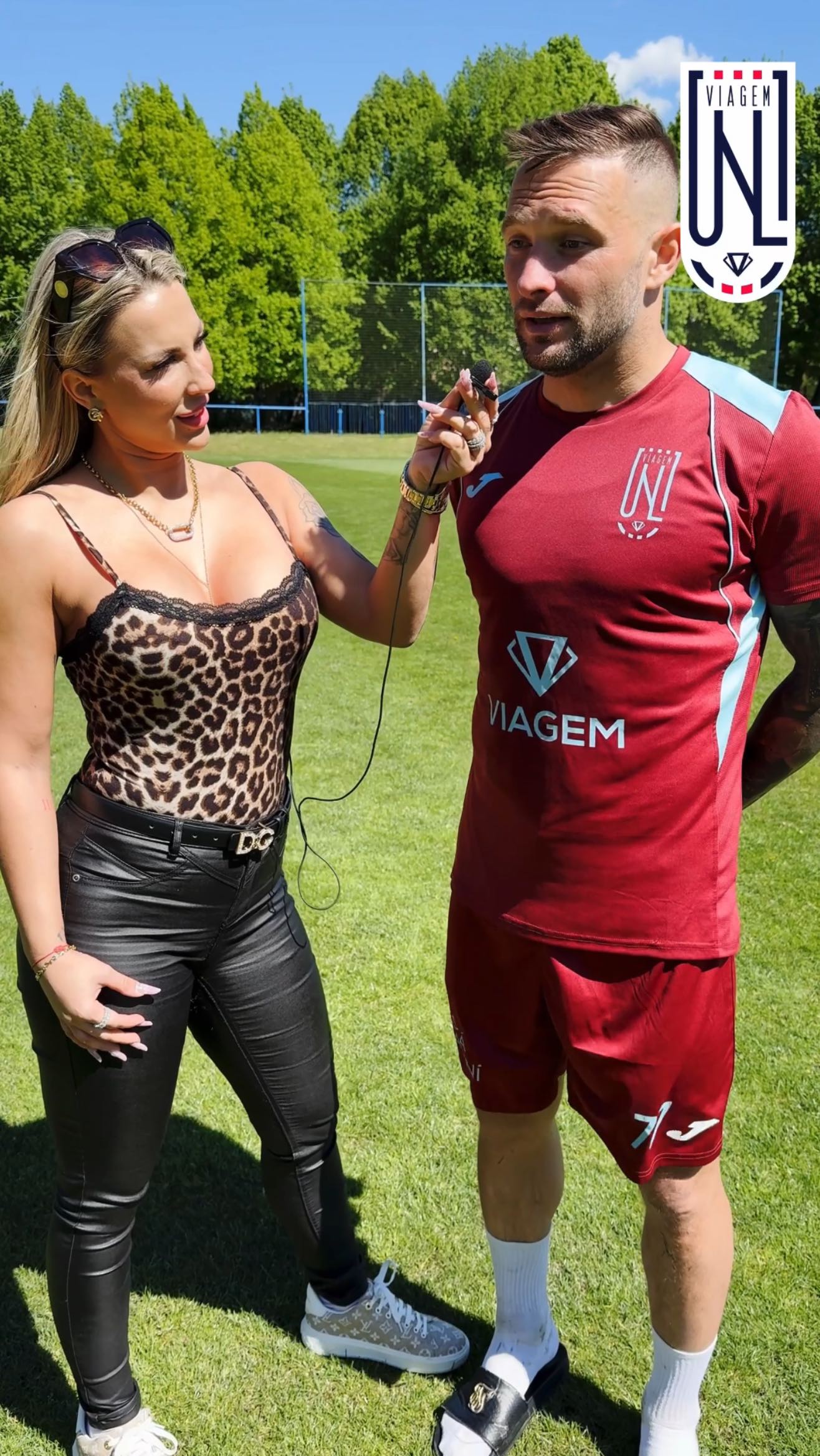 🎙️ Střelce úvodní branky proti Teplicím vyzpovídala moderátorka Sabča