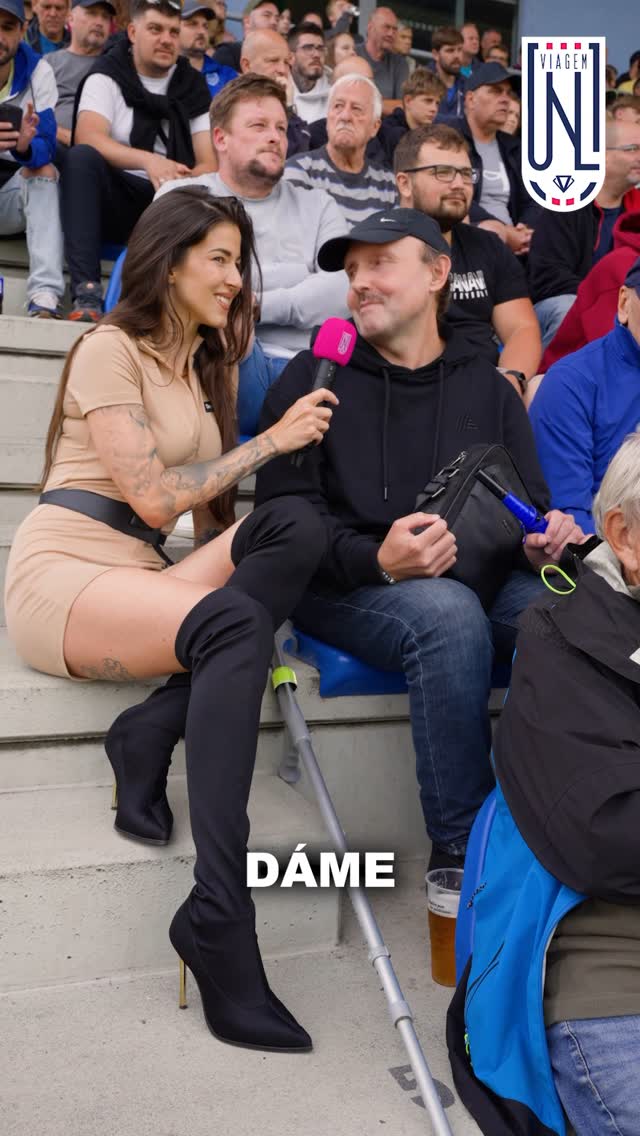Moderátorka Denisa Gudelj se vydala mezi fanoušky zjišťovat tipy na včerejší zápas a zd…