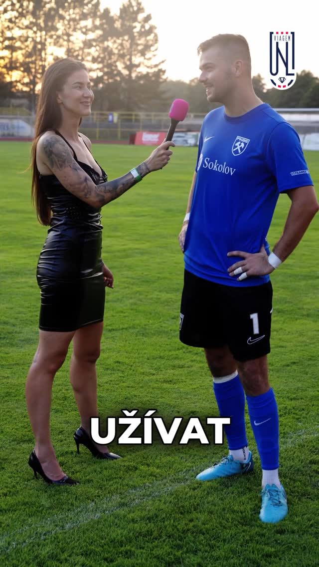 Naše moderátorka Denisa Gudelj vyzpovídala po zápase brankáře Vojtěcha Štrunce.