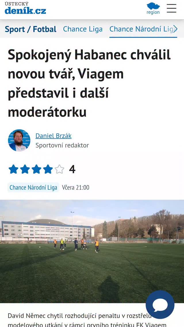 📰 Napsali o nás: Trenér Svatopluk Habanec neskrýval spokojenost a pozitivně hodnotil no…
