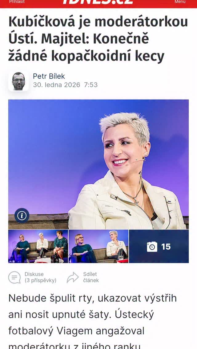 „Tereza posiluje náš Viagem Universe. Chceme díky ní dělat kvalitní sportovní pořady. K…