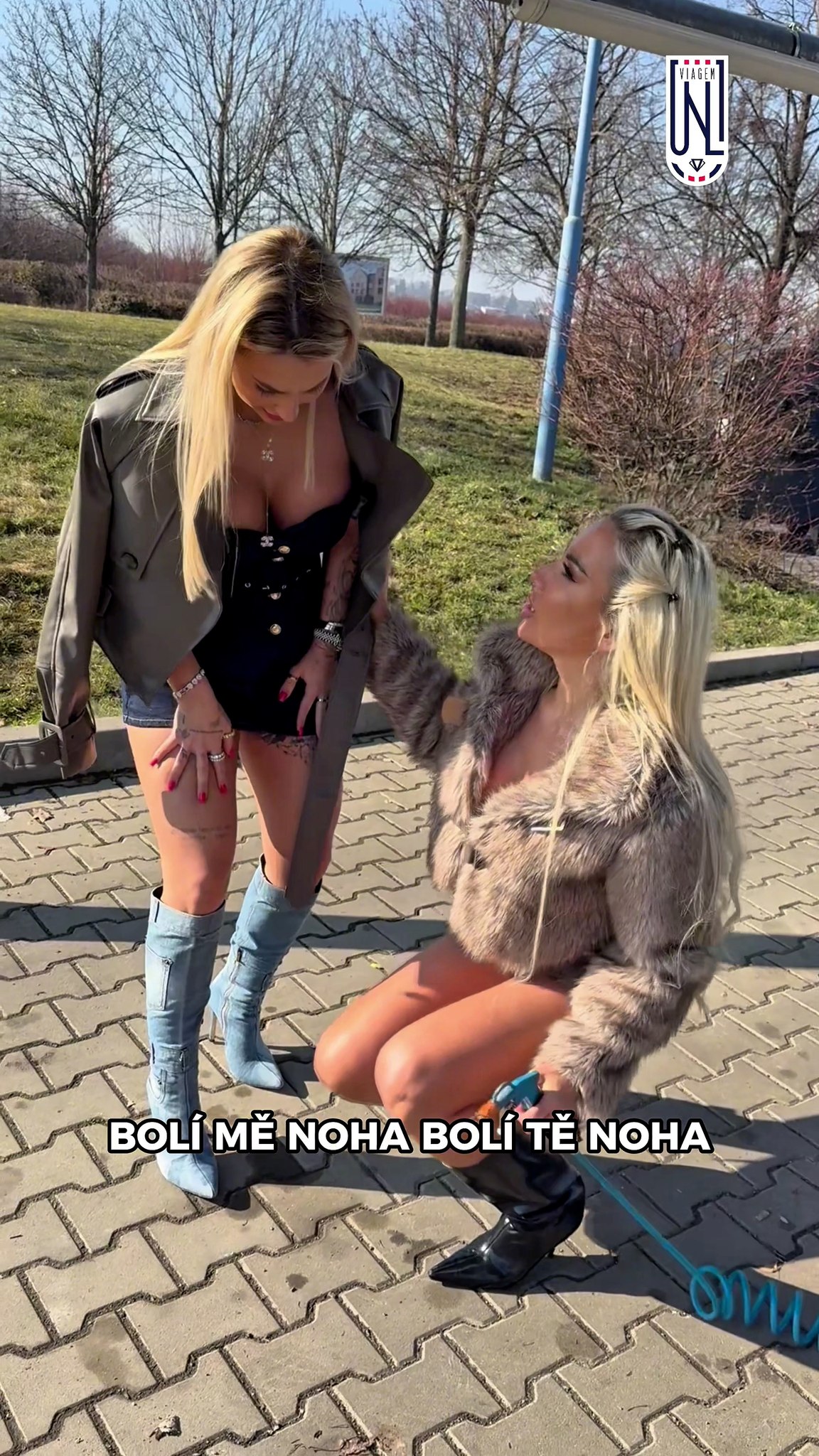 Naše moderátorky si najdou čas na srandu i při nafukování kol