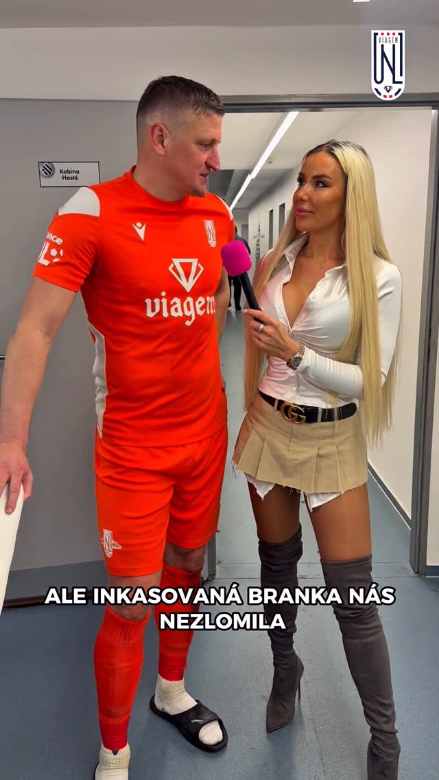 Po zápase mluvil Tomáš Grigar s moderátorkou Lucy.