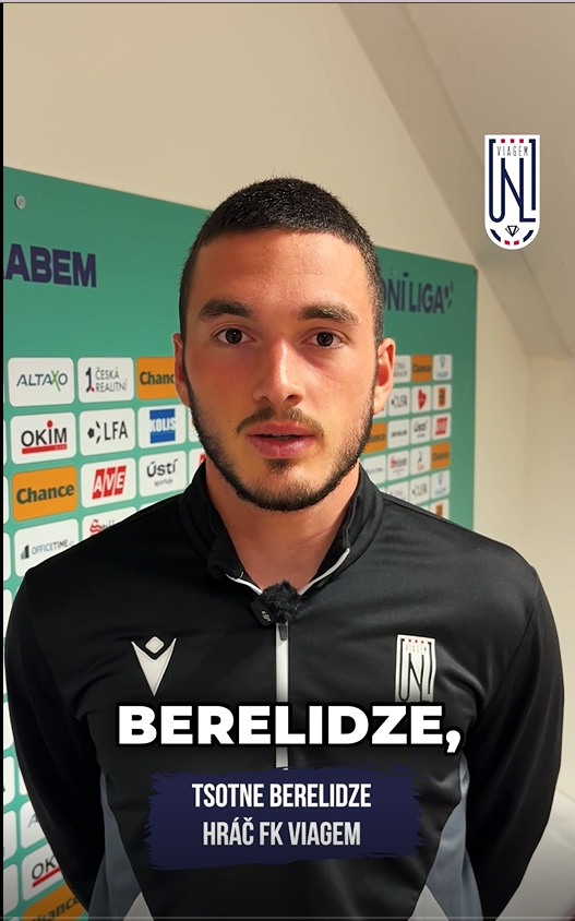 Nová posila: Do FK Viagem Ústí nad Labem přichází gruzínský záložník Tsotne Berelidze.