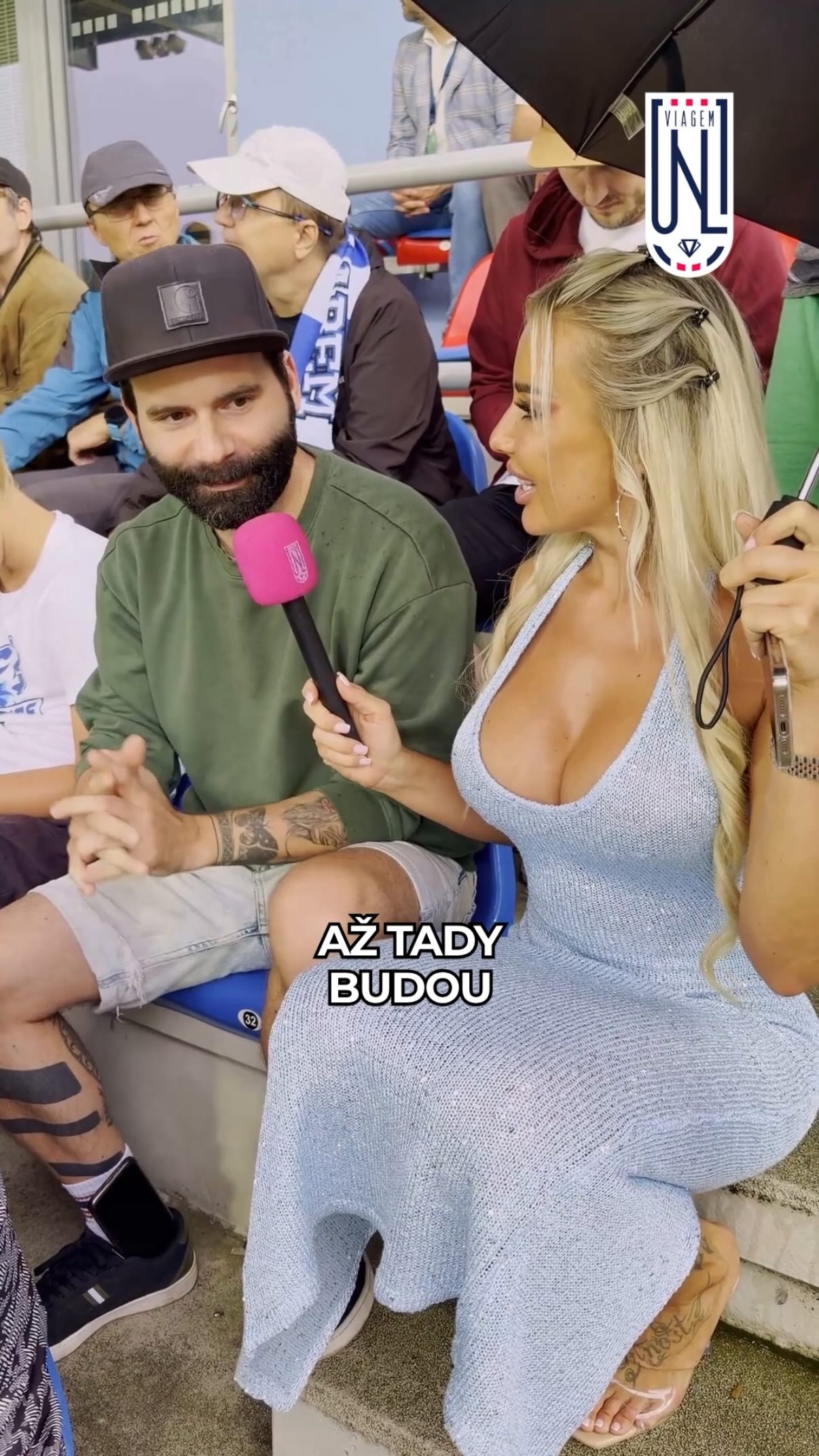 Rozhovor: Lucy si na zápase povídala s jedním z našich fanoušků.
