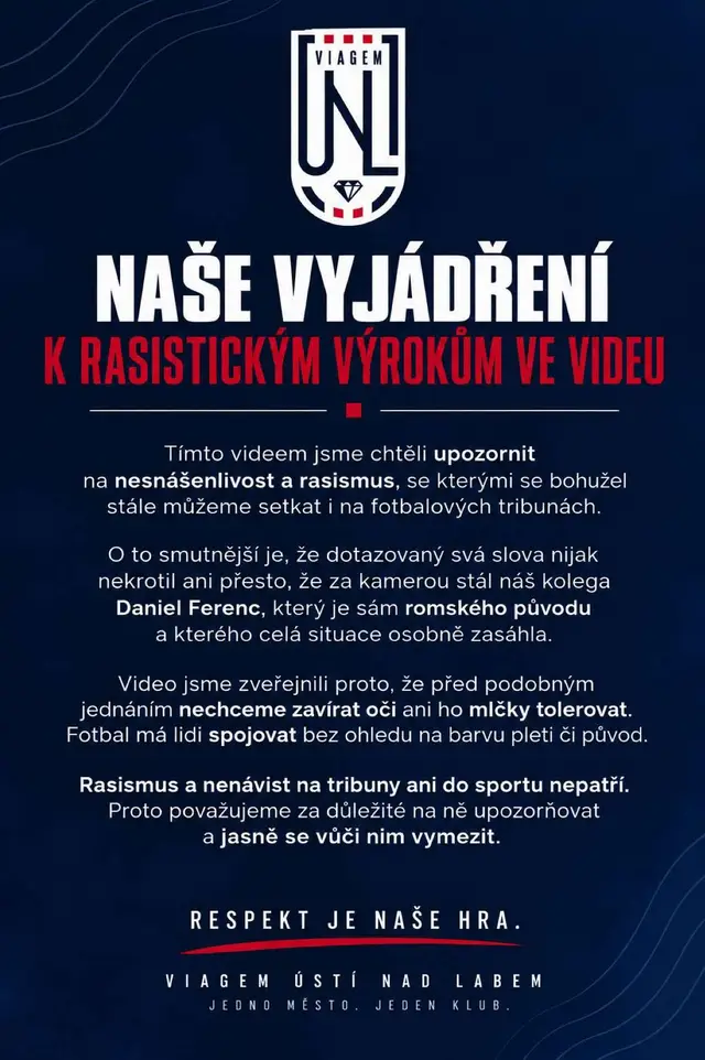 NAŠE VYJÁDŘENÍ K RASISTICKÉMU VIDEU, KTERÉ JSME ZVEŘEJNILI Tímto videem jsme chtěli upo…