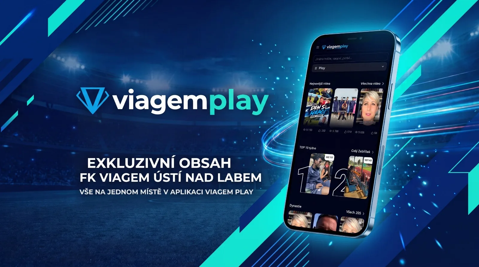 Viagem Play — exkluzivní obsah FK VIAGEM Ústí nad Labem